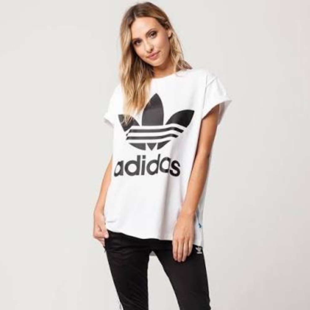 NWT Adidas Big Trefoil T- Shirt - Picture 6 of 6